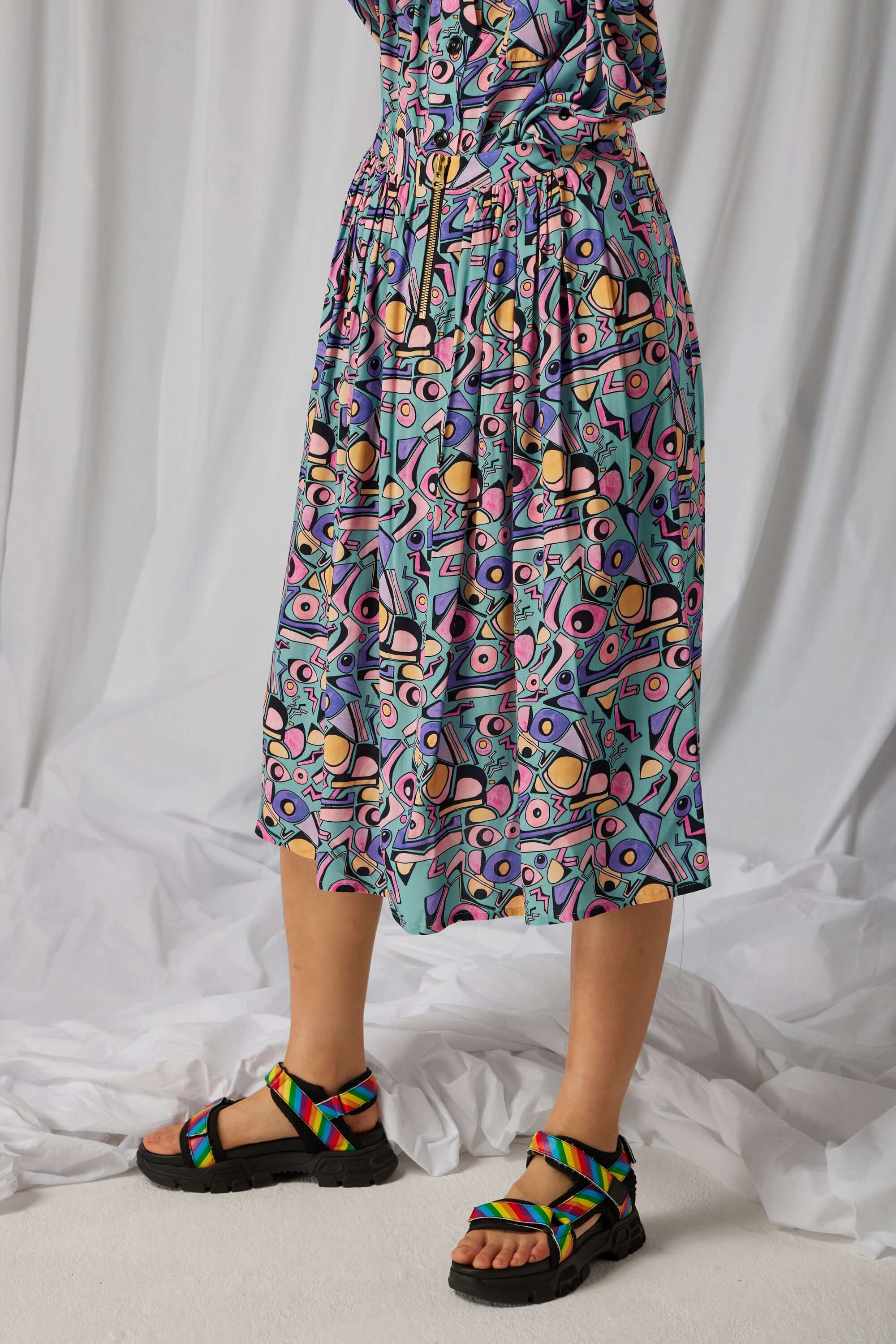 Jupo Orso court en imprimé Miami