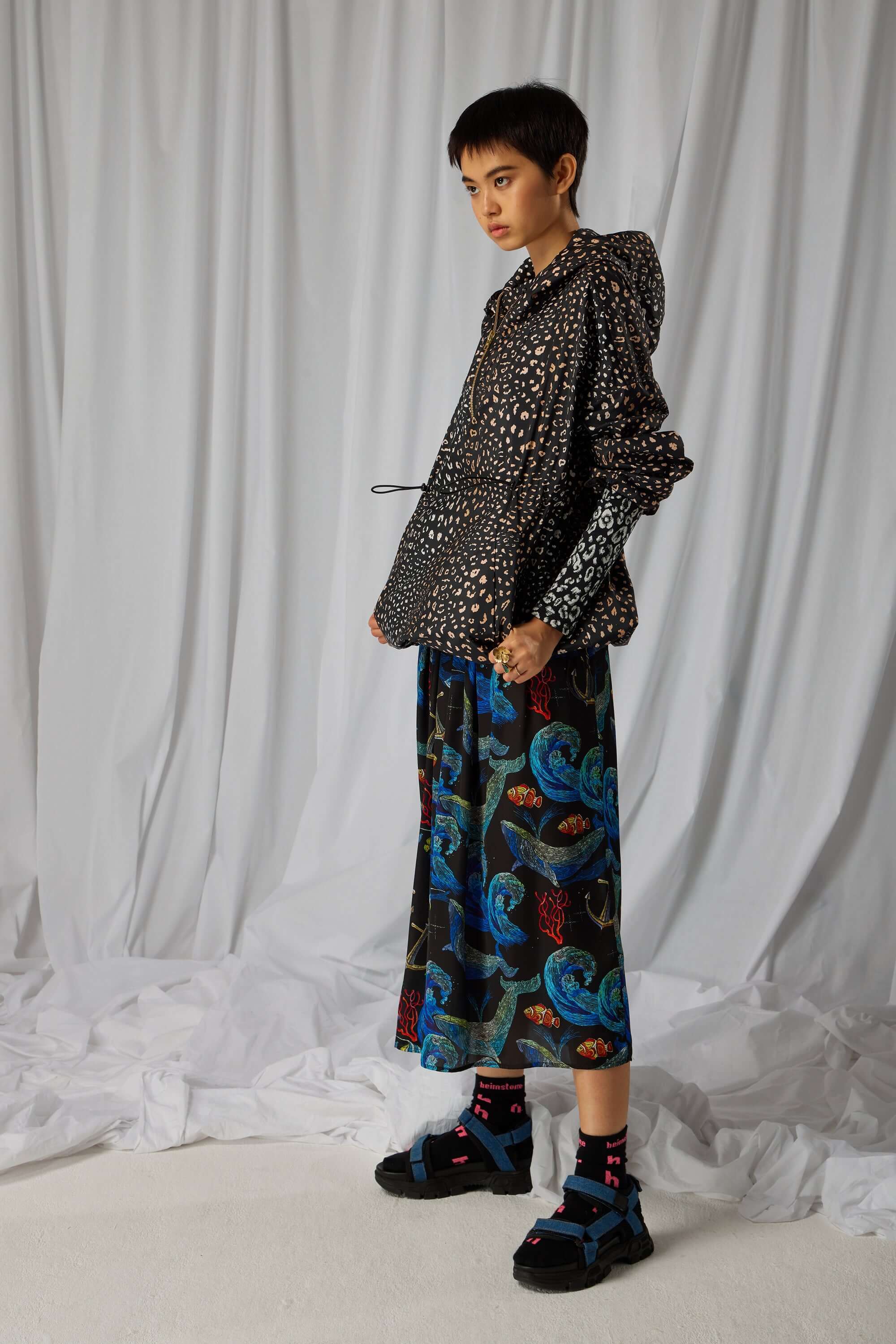 Orso skirt in Storm print