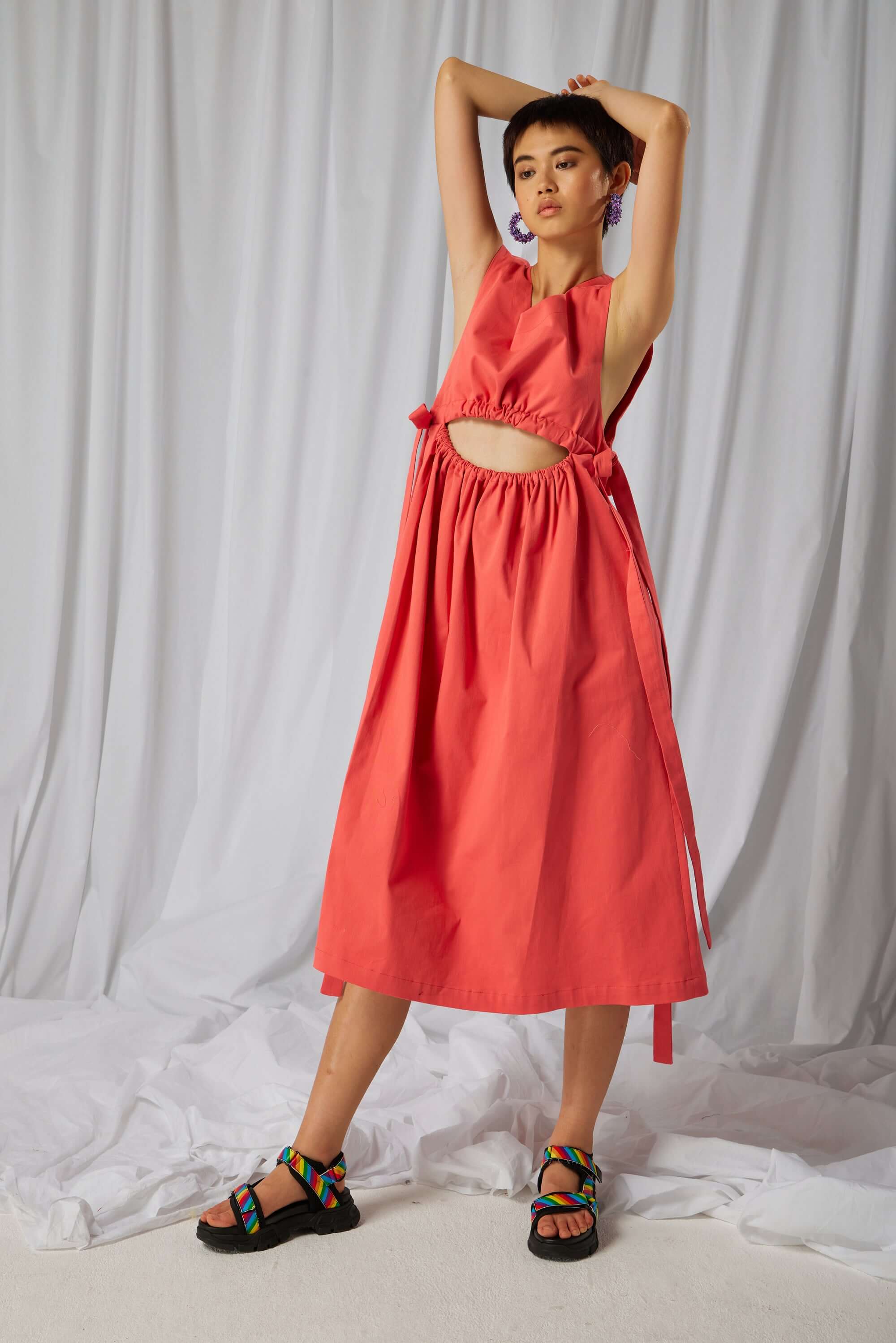 Tatiana dress in Coverall cotton