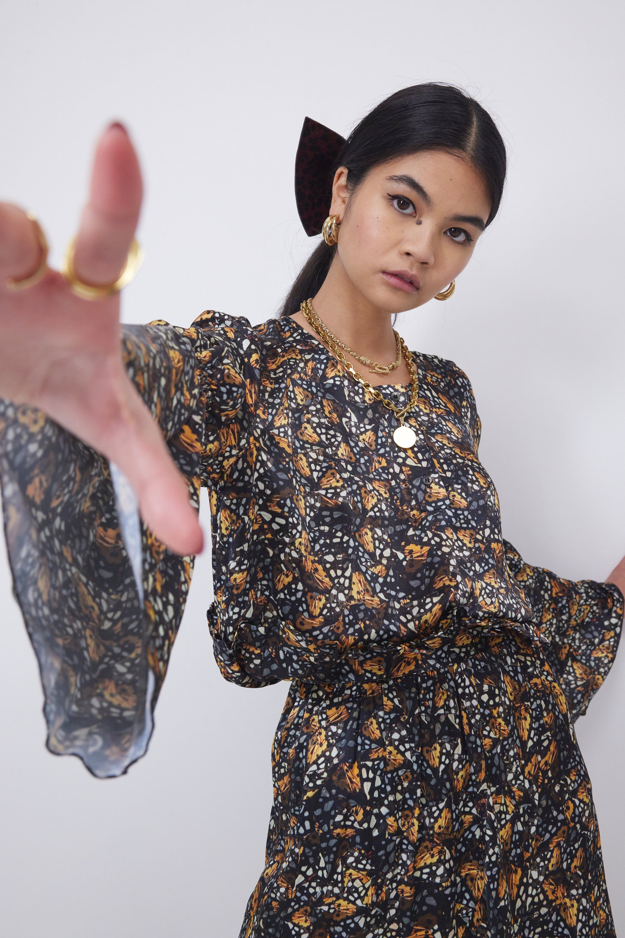 Blouse Panda en imprimé Hunter