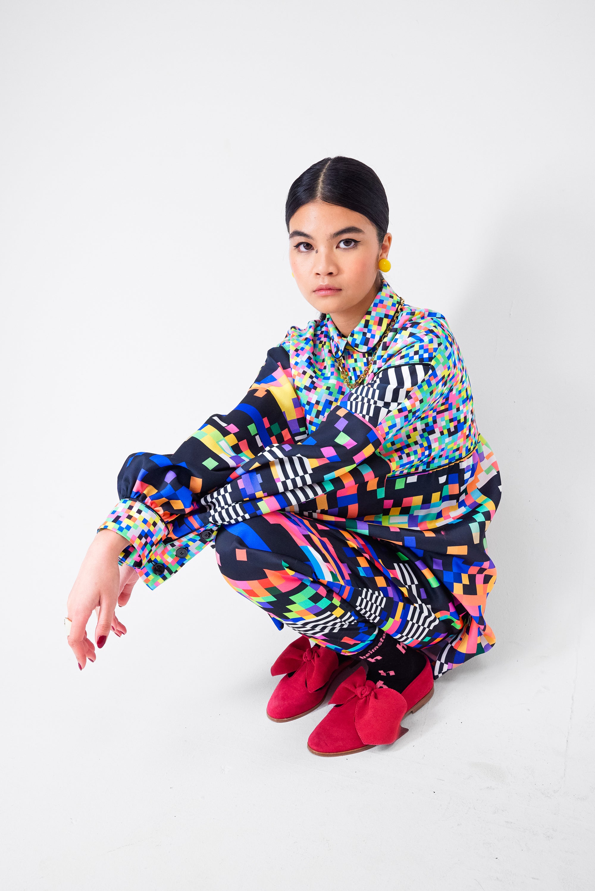 Pantalon Gabriel en imprimé Zapping