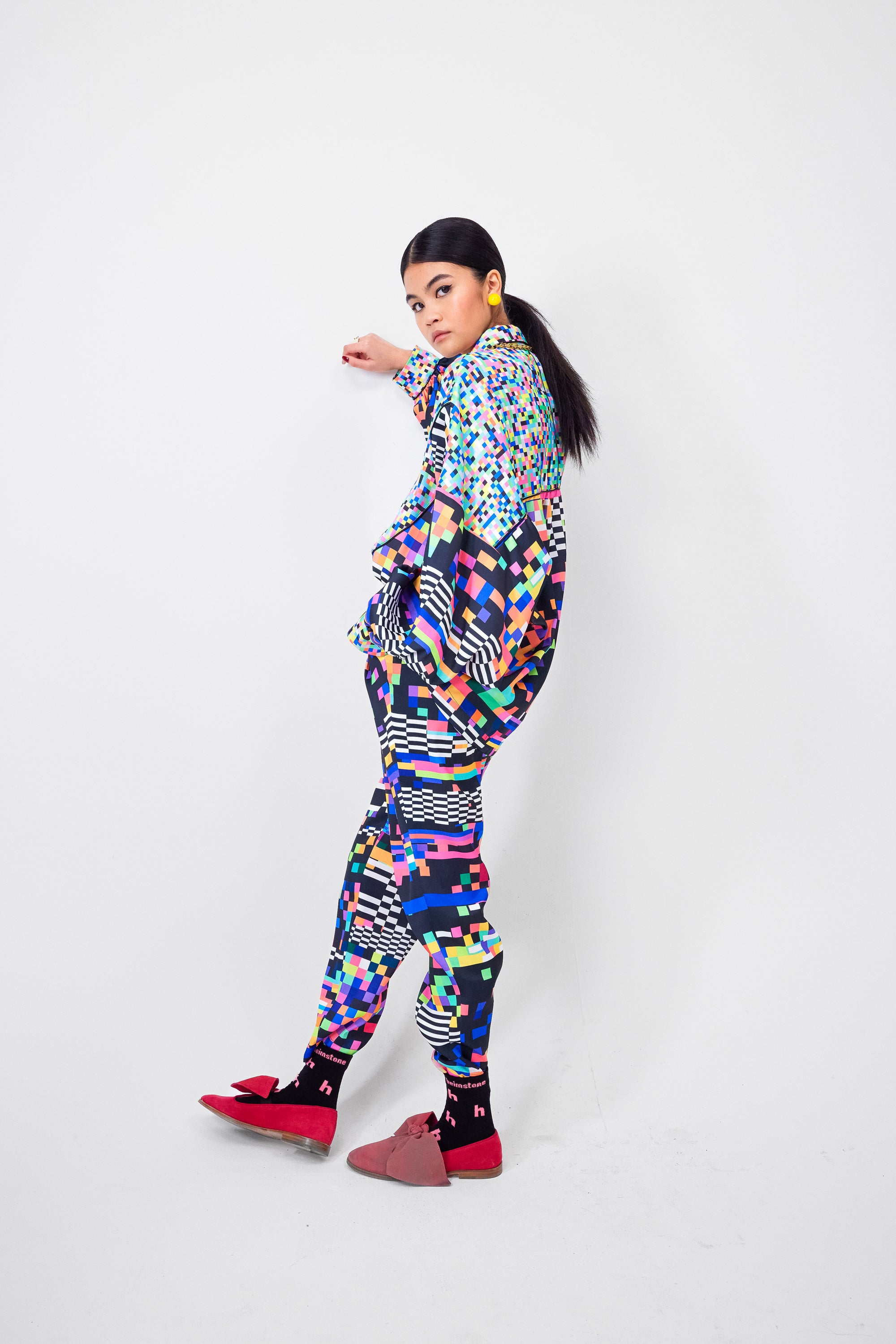 Pantalon Gabriel en imprimé Zapping