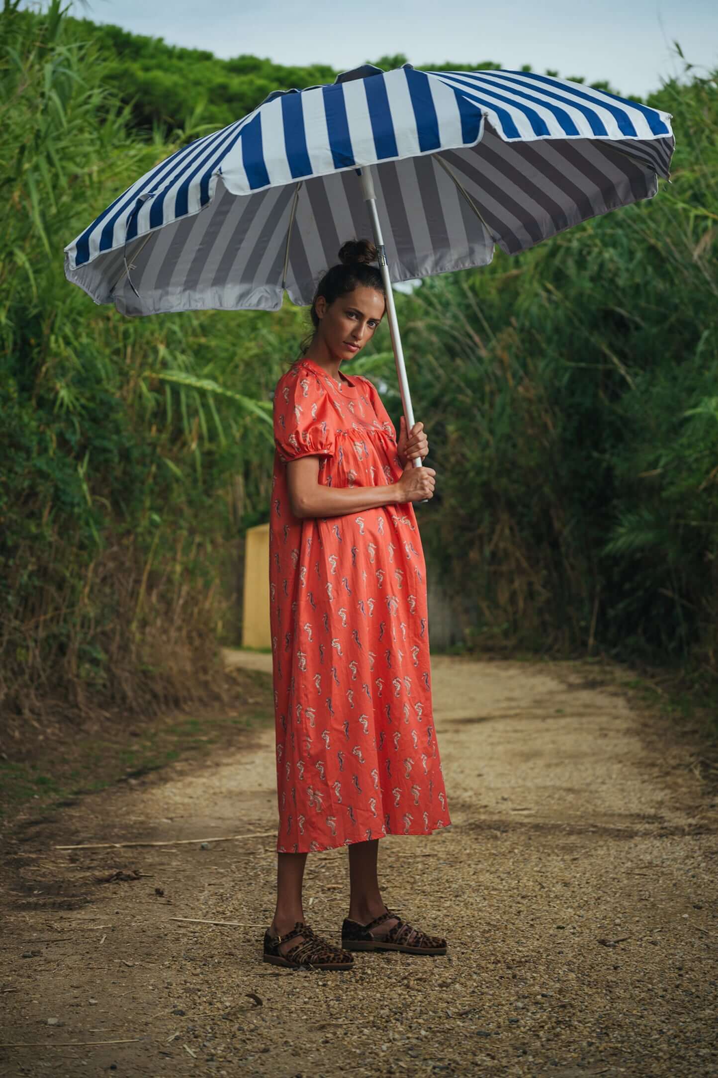 Robe Gaya en imprimé Gravure